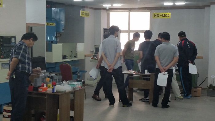 [10월] 기계 실습 수업 현장